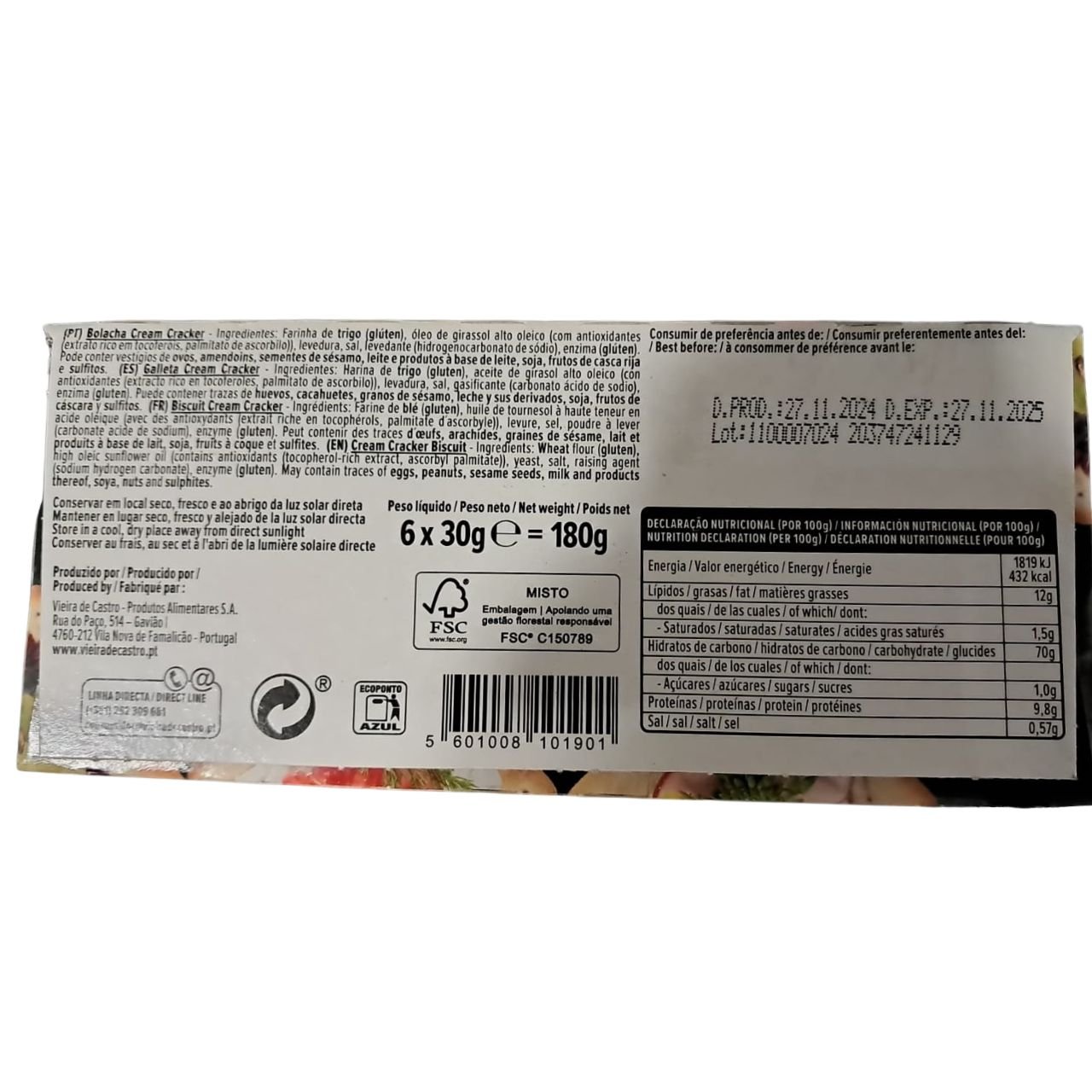 Bolachas Vieira Cream Cracker Vegan - Image 6