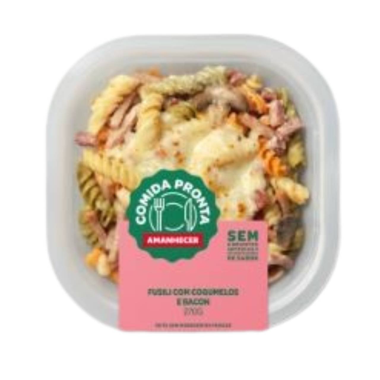 Fusilli Cogumelos e Bacon Amanhecer 270 gr