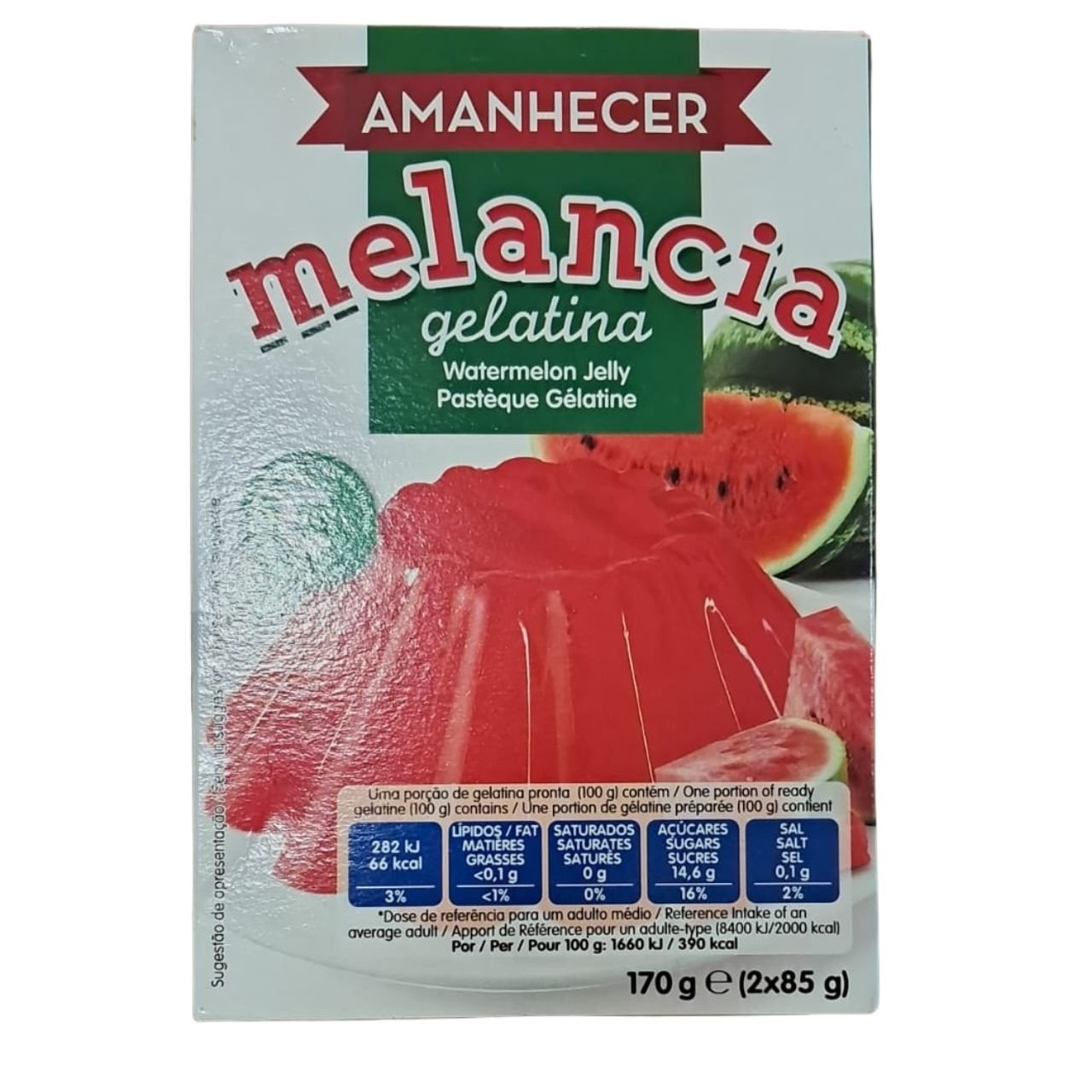 Gelatina Melancia Amanhecer