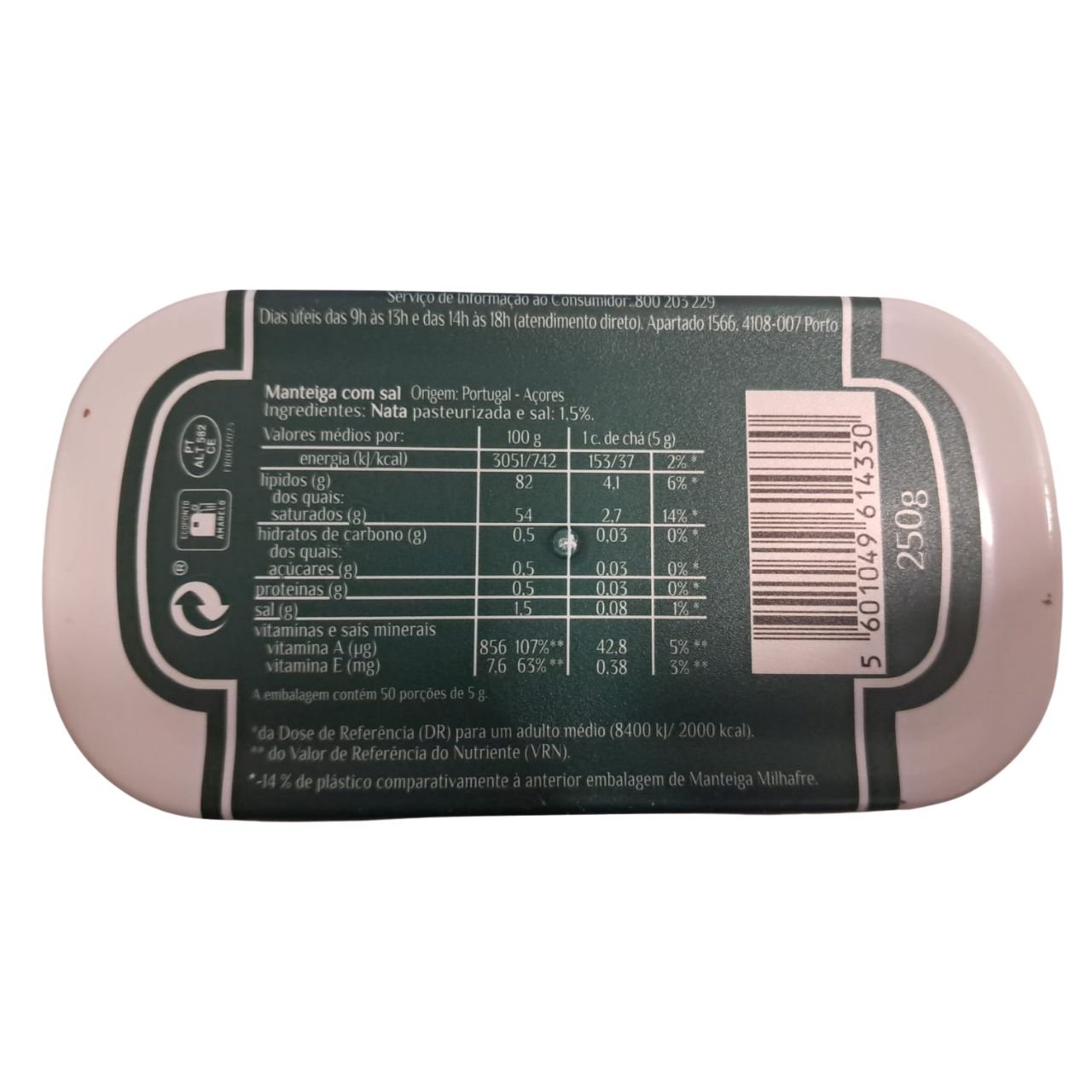 Manteiga c Sal Milhafre 250g - Image 3