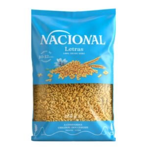 Massa Nacional Letras 250g