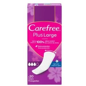 Carefree Plus Large Protegeslips Odour Control