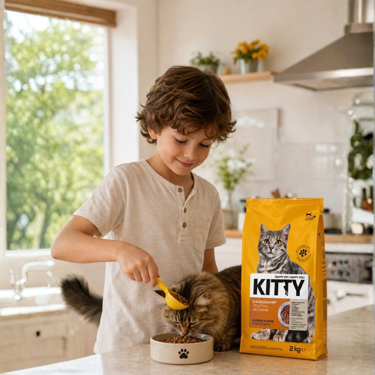 Ração Seca Gato Cocktail Carne Kitty 2Kg - Image 5